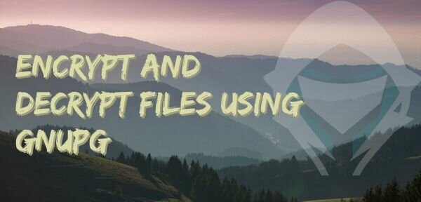 Symmetric file encryption and decryption using GnuPG